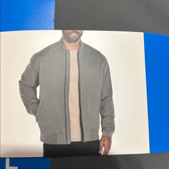 Banana Republic Men’s Insulated Bomber Jacket Gray, size S, L NWT - Picture 1 of 6
